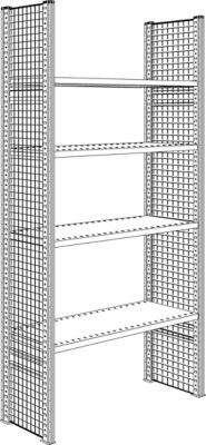 Gitter-Seitenwand, H 2278 x T 300 mm